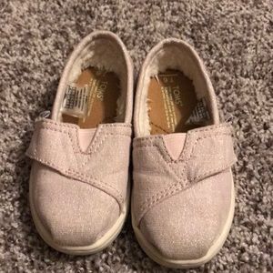 Toms Pink Toddler Size 6